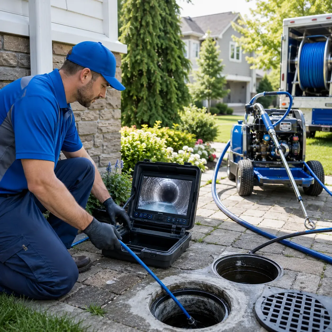 Outdoor drain cleaning professionals serving Grand Mound, IA